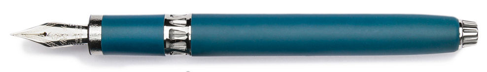 Pineider Alchemist Kilauea Blue Fountain Pen 14k Nib